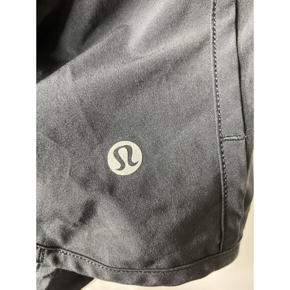 Lululemon Women's 6 Speed Shorts Black Lined 4" Athletic Run Gym Solid Classic - Picture 5 of 5
